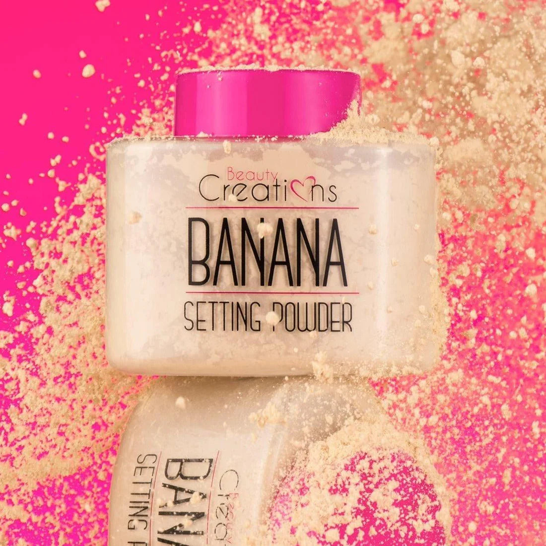 polvo fijador maquillaje banana